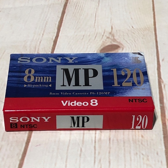 New Sony 8mm MP 120 8mm Video P6-120mp NTSC Cassette Sealed NIP - Picture 5 of 6